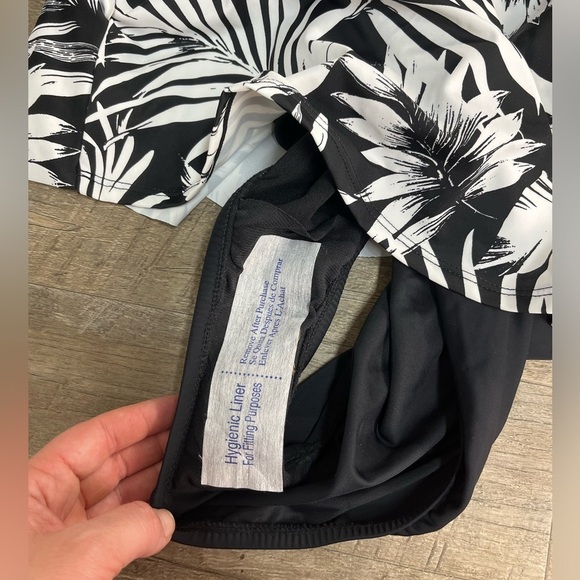 NWT Swim Solutions Triple Tier Fauxkini One Piece - Picture 7 of 12